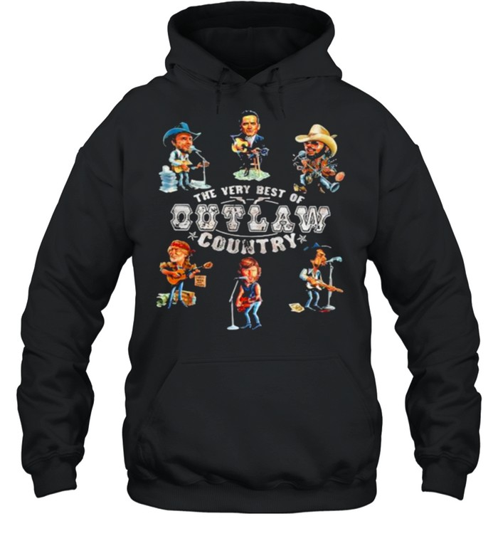 The Very Best Of Outlaw Country The Highwayman  Unisex Hoodie
