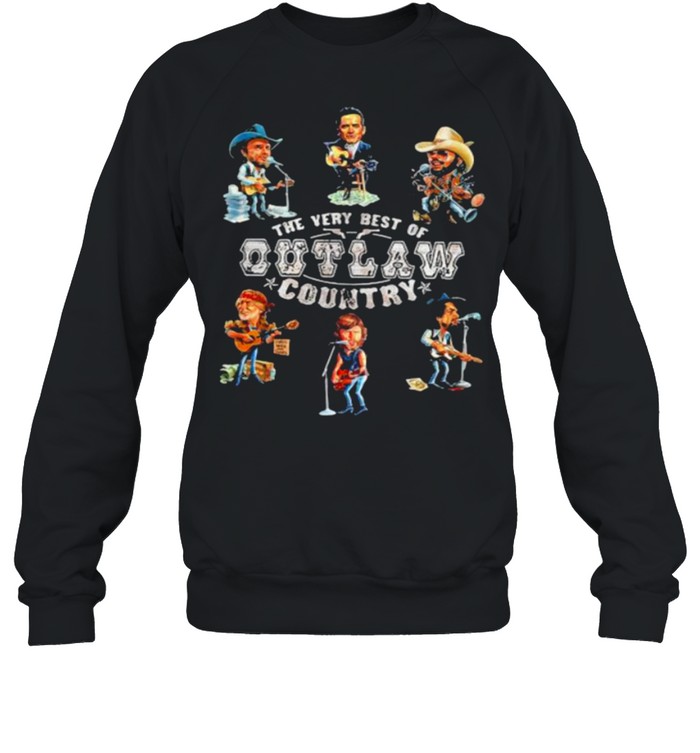 The Very Best Of Outlaw Country The Highwayman  Unisex Sweatshirt