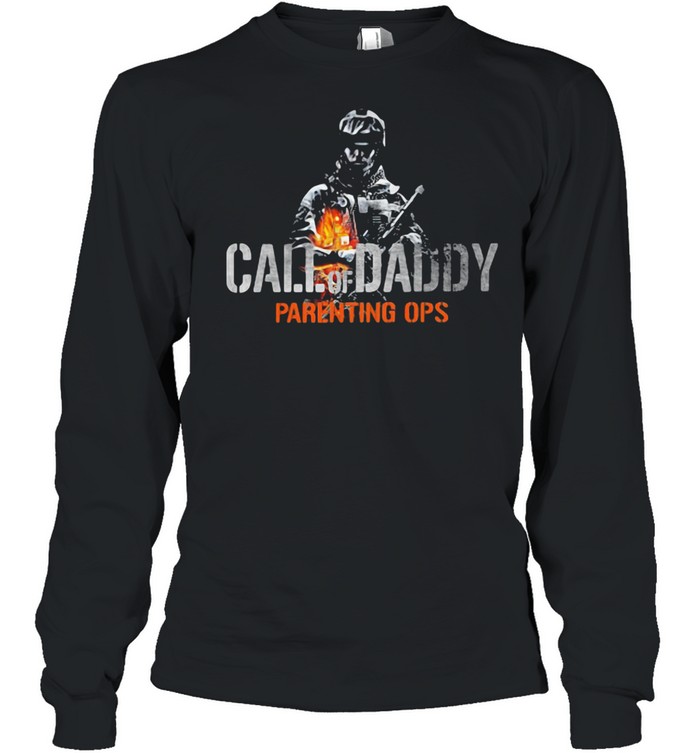 Call Of Daddy Parenting Ops Veteran  Long Sleeved T-shirt