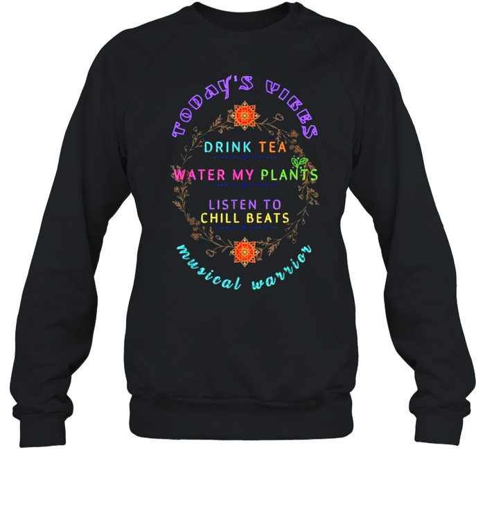 Todays Vibes Musical Warrior Off Grid Nature Graphic T- Unisex Sweatshirt