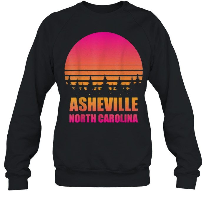 Vintage Asheville North Carolina Souvenirs NC 80s Graphic T- Unisex Sweatshirt