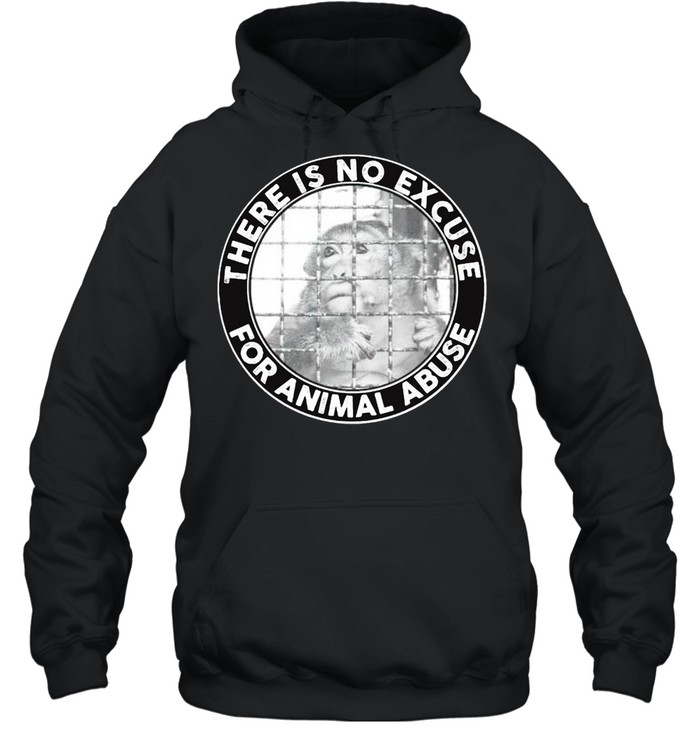 There is no excuse for animal abuse shirt Unisex Hoodie