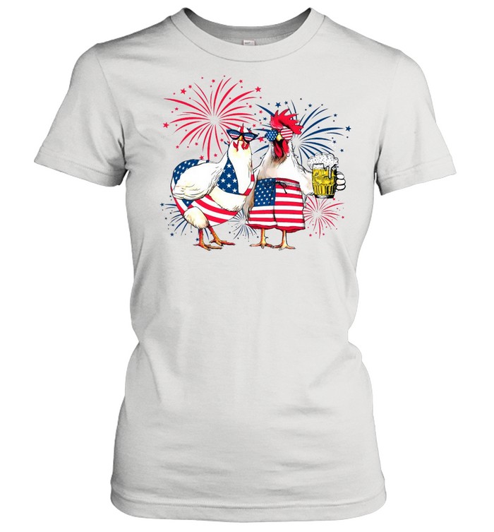 American Flag Turkey Independence Day 4th July T-shirt Classic Women's T-shirt