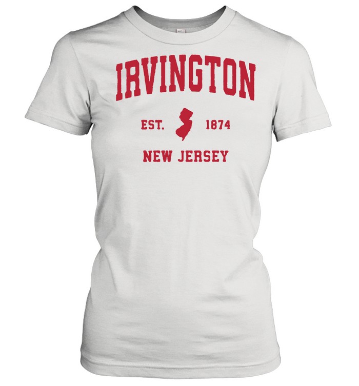 Irvington New Jersey 1874 NJ Vintage Sports  Classic Women's T-shirt