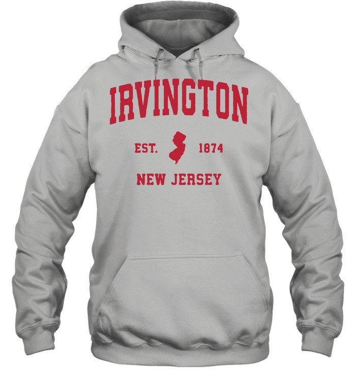 Irvington New Jersey 1874 NJ Vintage Sports  Unisex Hoodie