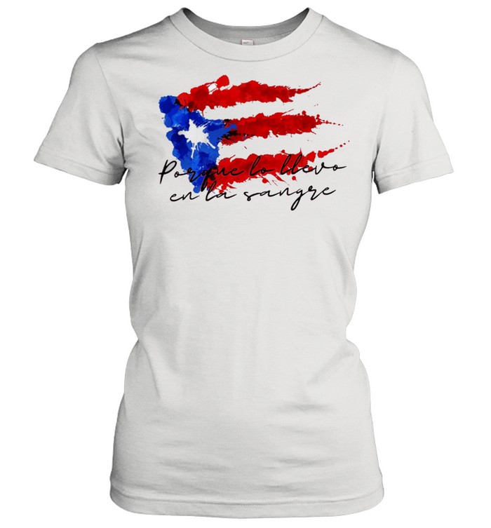 Llevo en la sangre American flag shirt Classic Women's T-shirt