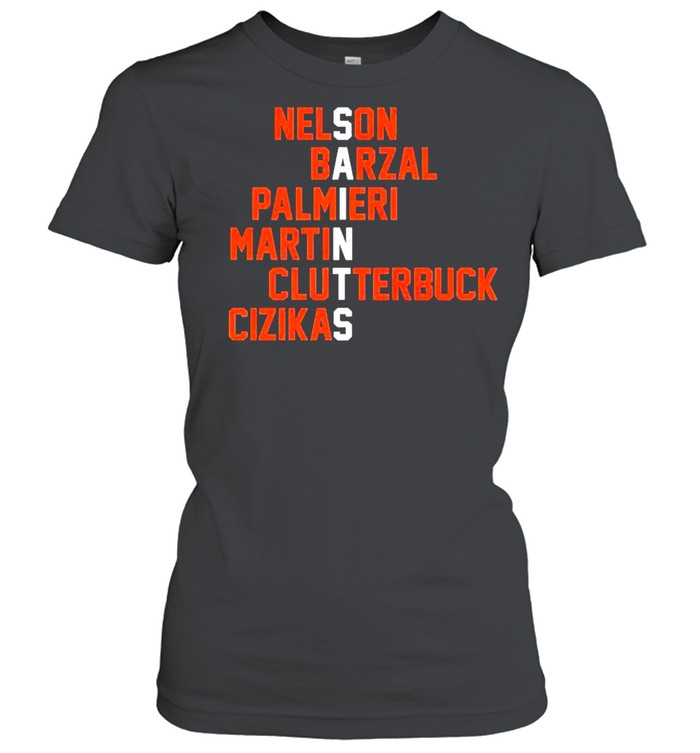 New York Saints Nelson Barzal Palmieri Martin Clutterbuck Cizikas shirt Classic Women's T-shirt