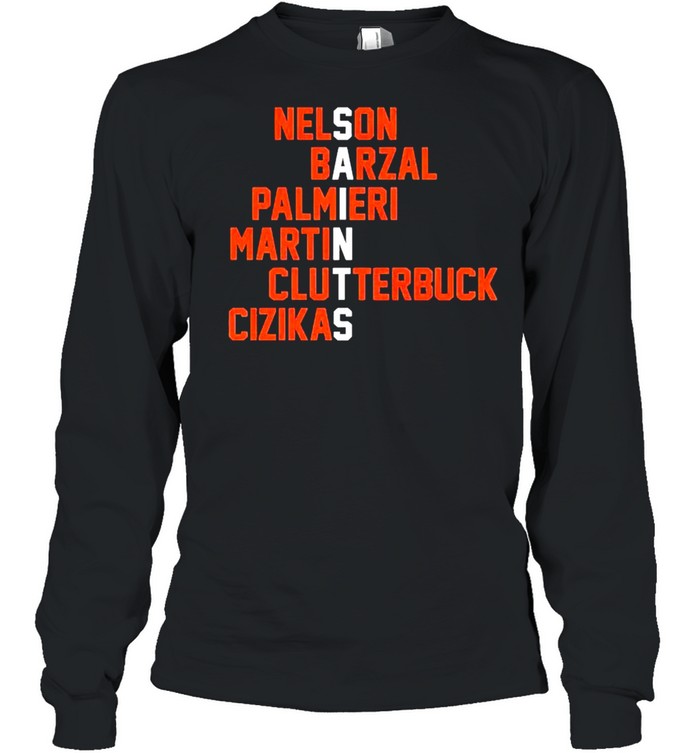 New York Saints Nelson Barzal Palmieri Martin Clutterbuck Cizikas shirt Long Sleeved T-shirt