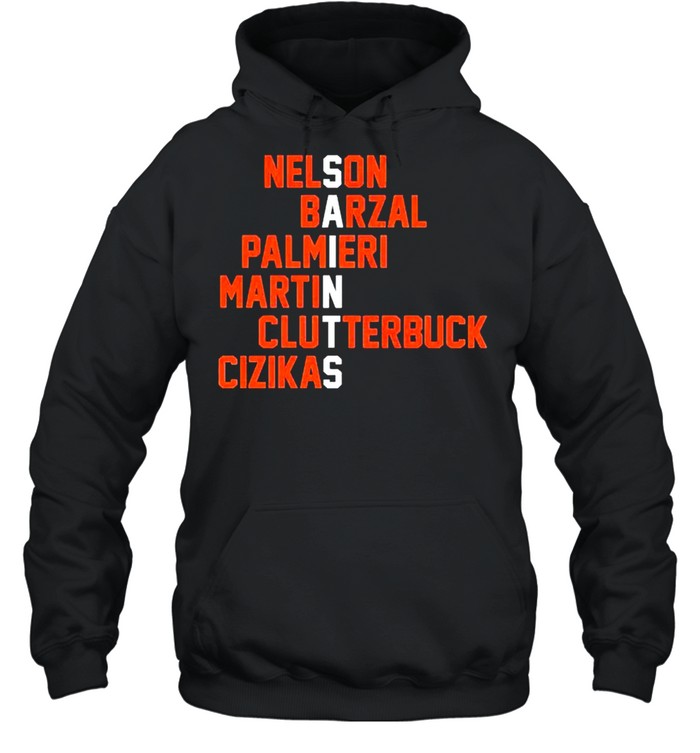 New York Saints Nelson Barzal Palmieri Martin Clutterbuck Cizikas shirt Unisex Hoodie
