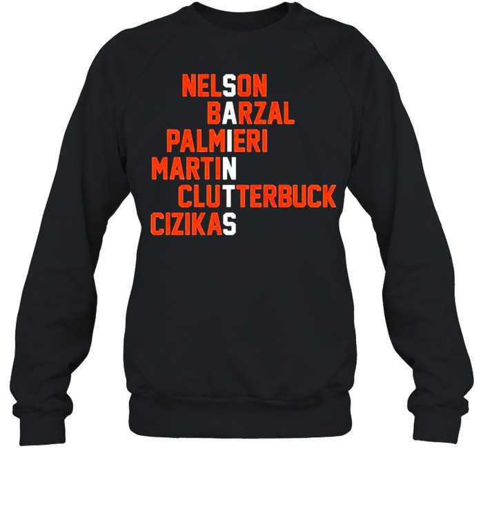 New York Saints Nelson Barzal Palmieri Martin Clutterbuck Cizikas shirt Unisex Sweatshirt