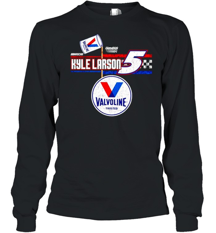 Kyle Larson Hendrick Motorsports Team Valvoline shirt Long Sleeved T-shirt